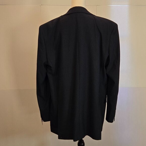 DKNY Men's Suit Blazer Jacket Duran Sz: 44L Navy - Picture 3 of 11